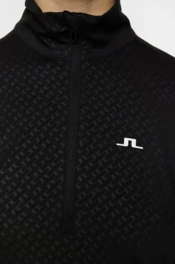 Golf|Base & Mid Layers<J.Lindeberg Lauryn Quarter Zip Mid Layer Black