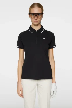 Golf|Tops<J.Lindeberg Lee Polo Black