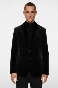 Suits & Tailoring|Blazers<J.Lindeberg Lenny S Velvet Blazer Black