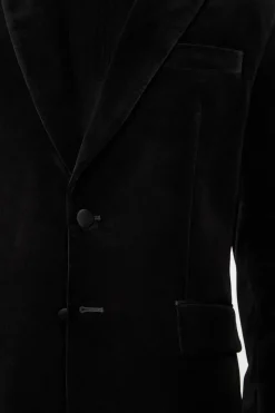 Suits & Tailoring|Blazers<J.Lindeberg Lenny S Velvet Blazer Black