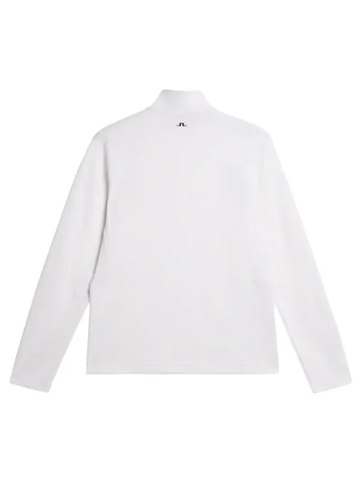 Golf|Base & Mid Layers<J.Lindeberg Leon Quarter Zip Mid Layer White