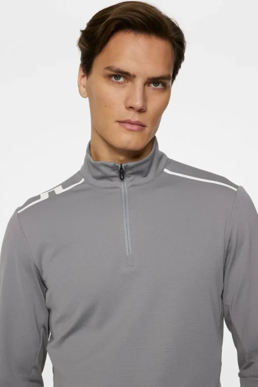 Golf|Base & Mid Layers<J.Lindeberg Leon Quarter Zip Mid Layer NightOwl