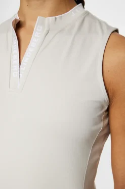 Golf|Tanks<J.Lindeberg Leya Sleeveless Top Moonbeam