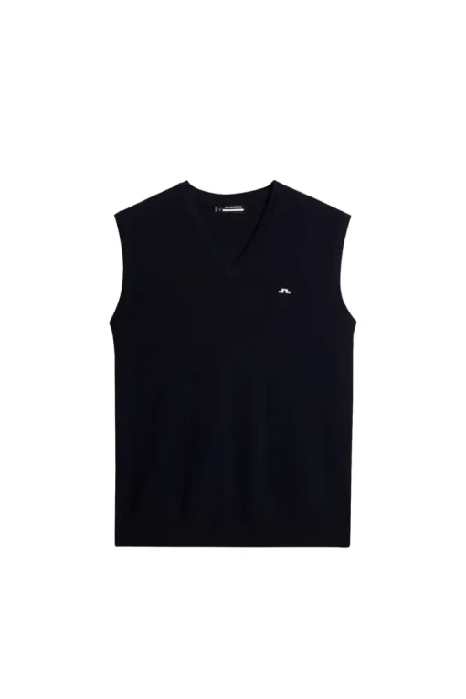 Golf|Knitwear<J.Lindeberg Liam Knitted Vest JLNavy