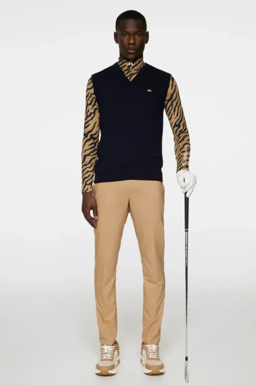 Golf|Knitwear<J.Lindeberg Liam Knitted Vest JLNavy