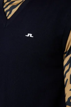 Golf|Knitwear<J.Lindeberg Liam Knitted Vest JLNavy
