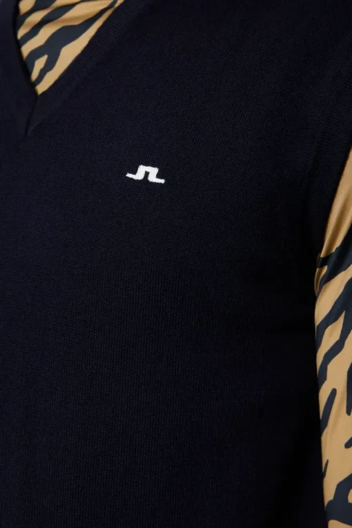 Golf|Knitwear<J.Lindeberg Liam Knitted Vest JLNavy