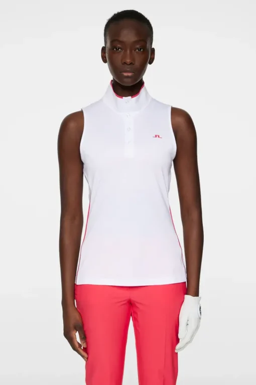 Golf|Tanks<J.Lindeberg Lili Sleeveless Top White