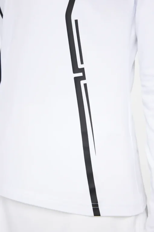 Golf|Base & Mid Layers<J.Lindeberg Lina Quarter Zip Mid Layer White