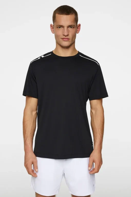 T-shirts|Tennis<J.Lindeberg Lio T-shirt Black