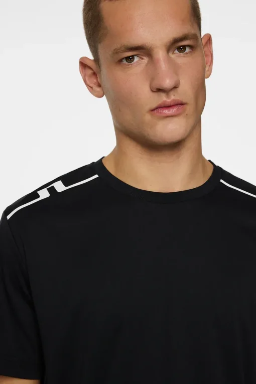 T-shirts|Tennis<J.Lindeberg Lio T-shirt Black