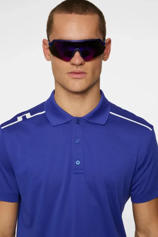 Golf|Polo Shirts<J.Lindeberg Lionel Polo ClematisBlue