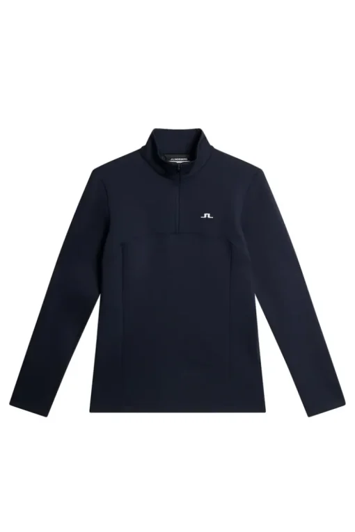Golf|Base & Mid Layers<J.Lindeberg Lorelei Quarter Zip Mid Layer JLNavy