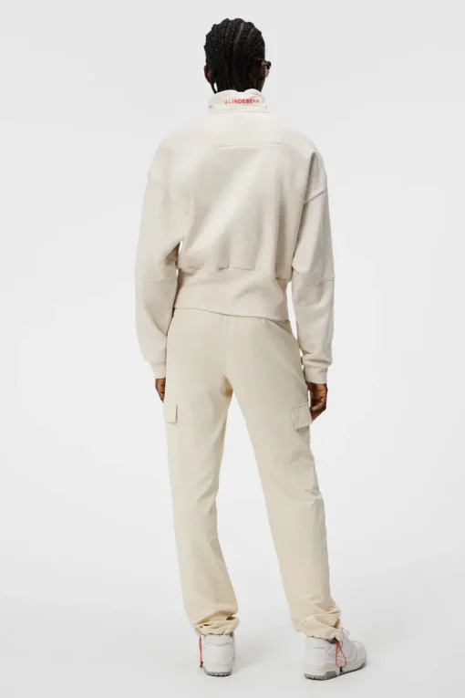 Base & Mid Layers|Outdoor<J.Lindeberg Lucia Zip Mock Neck BeigeMelange