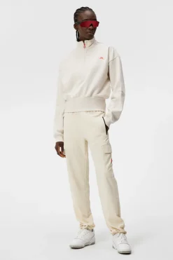 Base & Mid Layers|Outdoor<J.Lindeberg Lucia Zip Mock Neck BeigeMelange