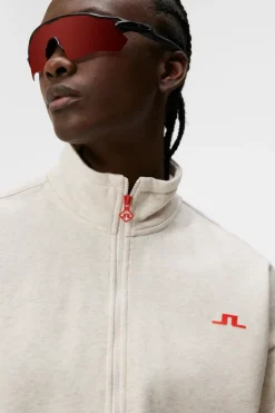 Base & Mid Layers|Outdoor<J.Lindeberg Lucia Zip Mock Neck BeigeMelange