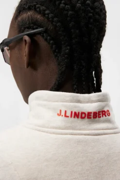 Base & Mid Layers|Outdoor<J.Lindeberg Lucia Zip Mock Neck BeigeMelange