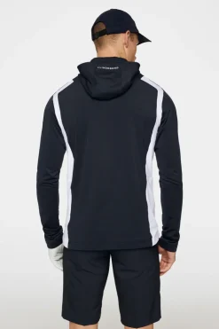 Base & Mid Layers<J.Lindeberg Lukas Quarter Zip Hood JLNavy