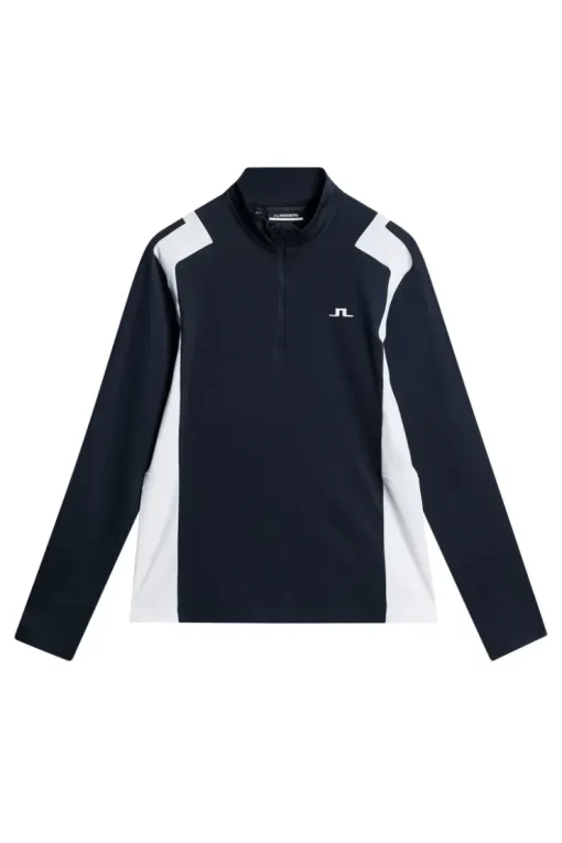 Ski|Tops<J.Lindeberg Lukas Quarter Zip Mid Layer JLNavy