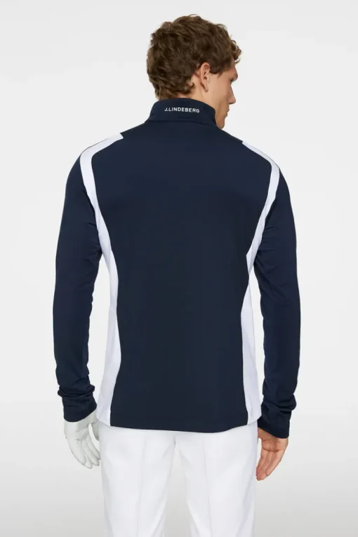 Ski|Tops<J.Lindeberg Lukas Quarter Zip Mid Layer JLNavy