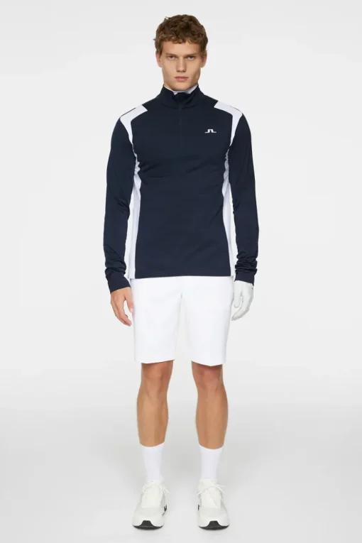 Ski|Tops<J.Lindeberg Lukas Quarter Zip Mid Layer JLNavy