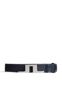 Golf|Golf Belts<J.Lindeberg Lykke Braided Belt JLNavy