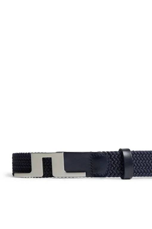 Golf|Golf Belts<J.Lindeberg Lykke Braided Belt JLNavy