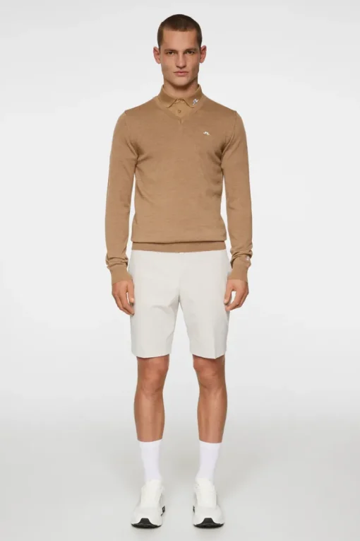 Golf|Tops<J.Lindeberg Lymann Knitted Sweater TigersEye