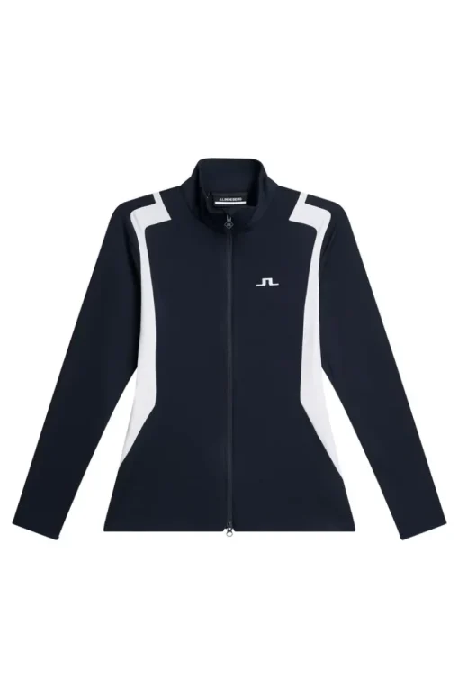 Golf|Ski<J.Lindeberg Mae Zip Mid Layer JLNavy