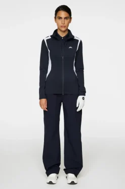 Golf|Ski<J.Lindeberg Mae Zip Mid Layer JLNavy