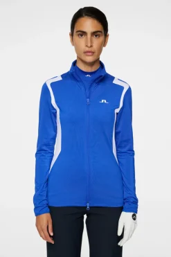 Golf|Ski<J.Lindeberg Mae Zip Mid Layer ClubBlue
