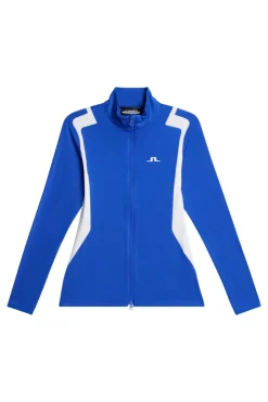 Golf|Ski<J.Lindeberg Mae Zip Mid Layer ClubBlue