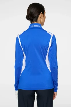 Golf|Ski<J.Lindeberg Mae Zip Mid Layer ClubBlue