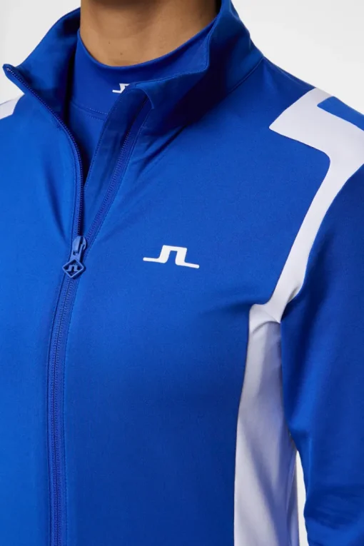 Golf|Ski<J.Lindeberg Mae Zip Mid Layer ClubBlue