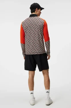 Base & Mid Layers|Outdoor<J.Lindeberg Matias Print Mid Layer GeoBlack