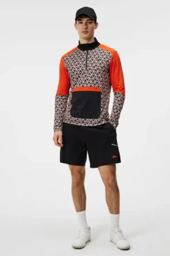 Base & Mid Layers|Outdoor<J.Lindeberg Matias Print Mid Layer GeoBlack