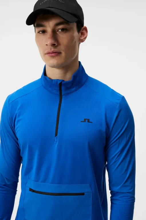 Base & Mid Layers|Outdoor<J.Lindeberg Matias Zip Mid Layer NauticalBlue