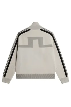 Knitwear|Tops<J.Lindeberg Max Tech Knit Track Jacket Moonbeam