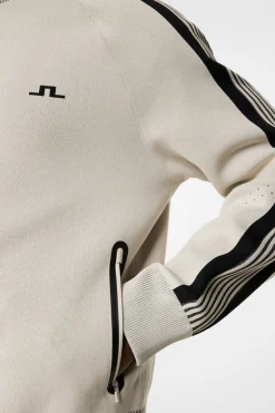 Knitwear|Tops<J.Lindeberg Max Tech Knit Track Jacket Moonbeam