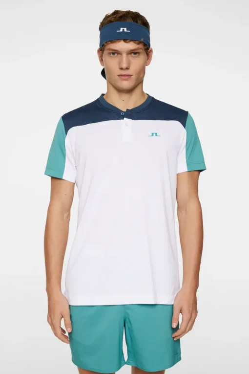 Polo Shirts|Tennis<J.Lindeberg Michael Polo White