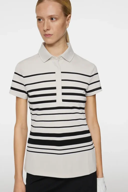 Golf|Tops<J.Lindeberg Michelle Polo Moonbeam