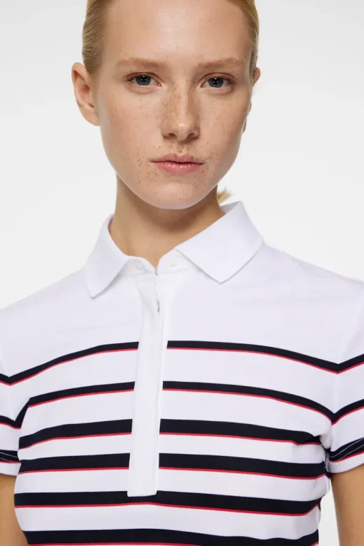 Golf|Tops<J.Lindeberg Michelle Polo White