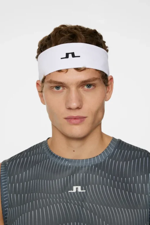 Accessories|Tennis<J.Lindeberg Miko Headband White