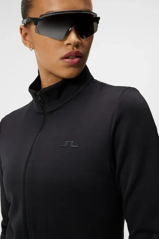 Base & Mid Layers|Sweaters<J.Lindeberg Milly Polartec Mid Layer Black