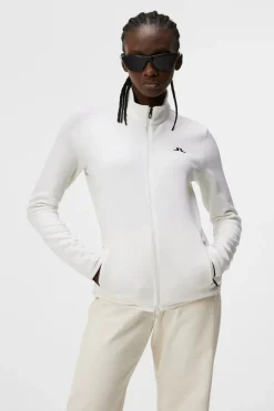 Base & Mid Layers|Sweaters<J.Lindeberg Milly Polartec Mid Layer White