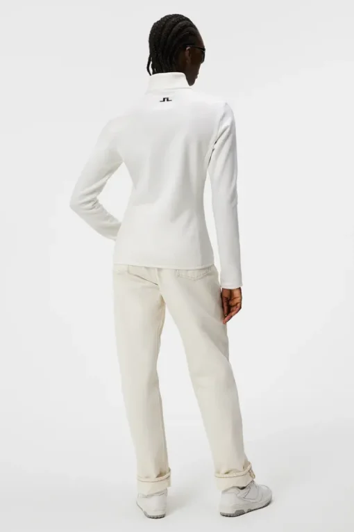 Base & Mid Layers|Sweaters<J.Lindeberg Milly Polartec Mid Layer White