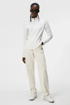 Base & Mid Layers|Sweaters<J.Lindeberg Milly Polartec Mid Layer White