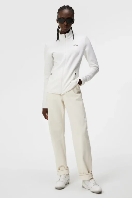 Base & Mid Layers|Sweaters<J.Lindeberg Milly Polartec Mid Layer White