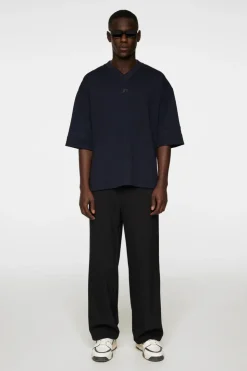 Tops|T-shirts<J.Lindeberg Milos Jersey Mesh Tee JLNavy