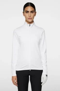 Golf|Base & Mid Layers<J.Lindeberg Nancy Seamless Mid Layer White